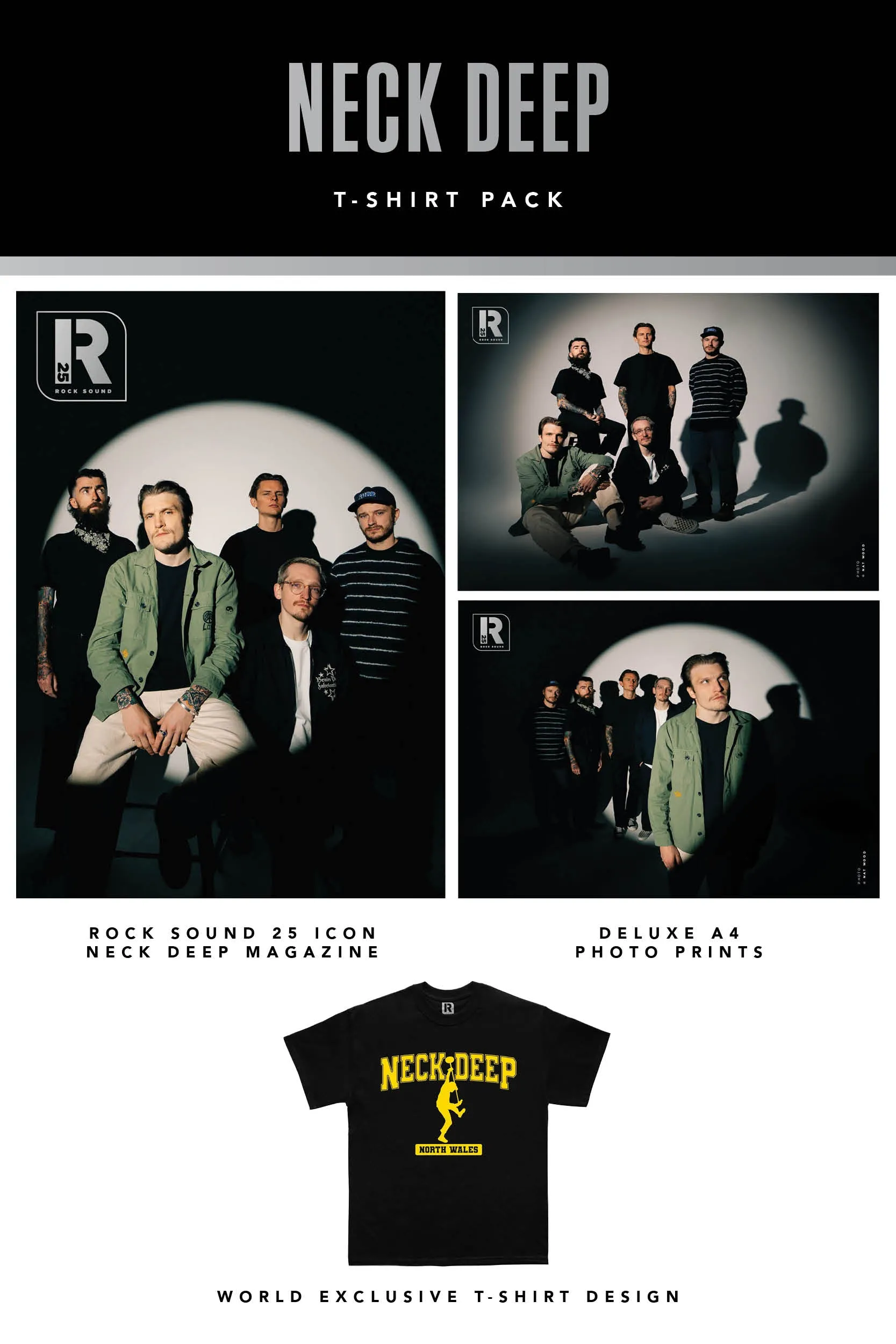 Rock Sound Issue 303 - Neck Deep T-Shirt Pack