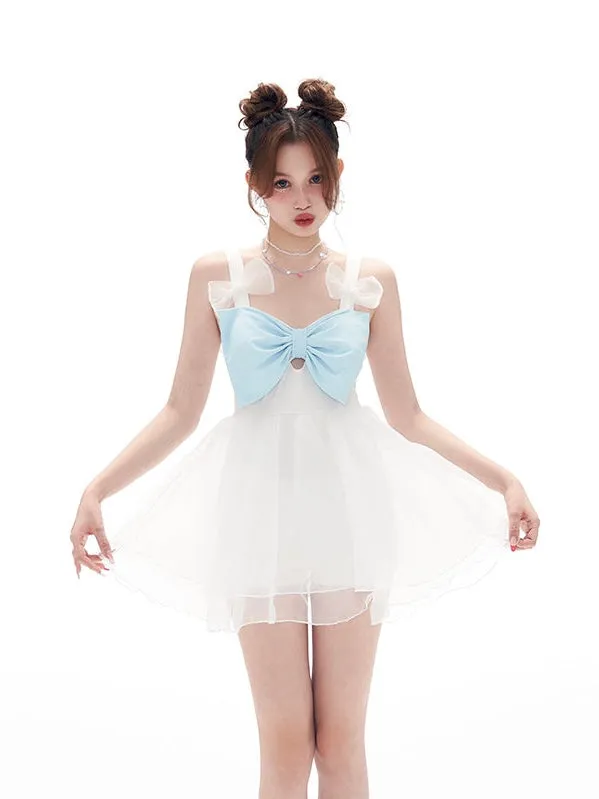 Seraphic Silk Bow Knot Swimsuits