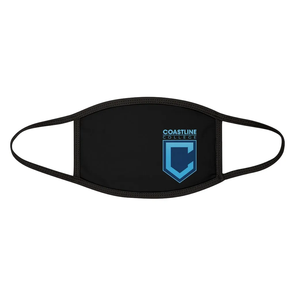 Shield Logo Mixed-Fabric Face Mask - Black